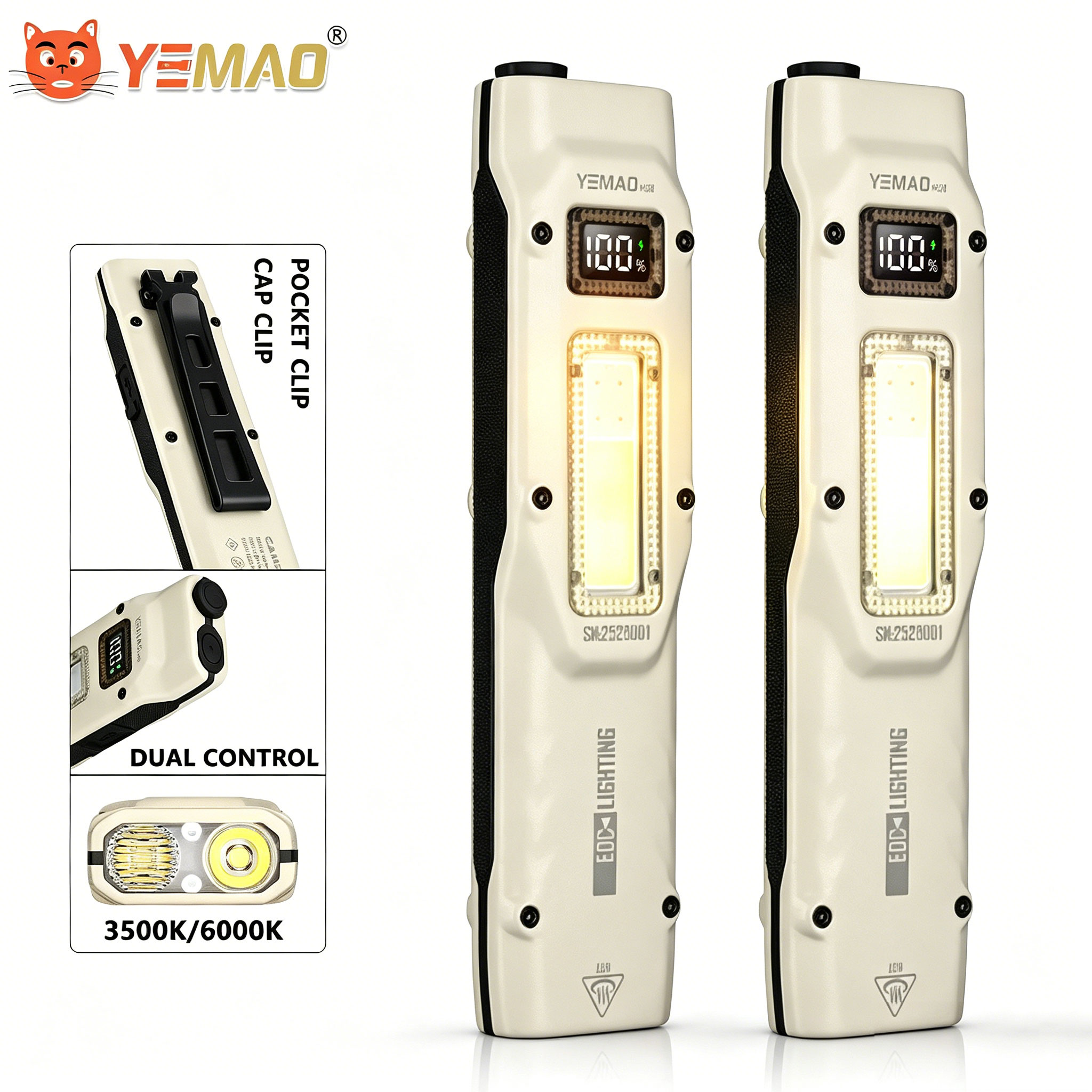 Outdoor Lighting Replacement Bulbs - Przenośna latarka taktyczna YEMAO M28 o