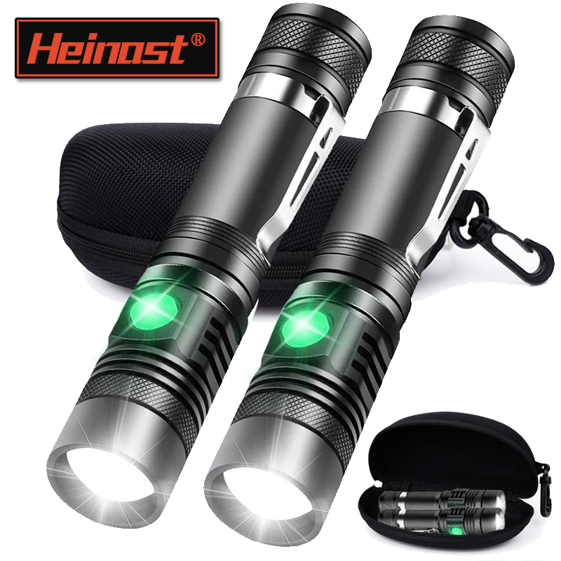 Outdoor Lighting For Home - Akumulatorowa latarka ręczna T6, zasilana baterią