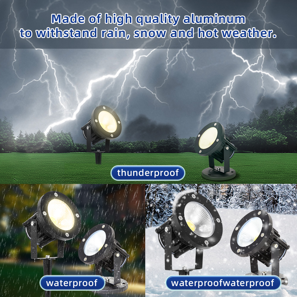 Outdoor Lighting Pathway - Oświetlenie ogrodowe LED GU10, lampa trawnikowa,