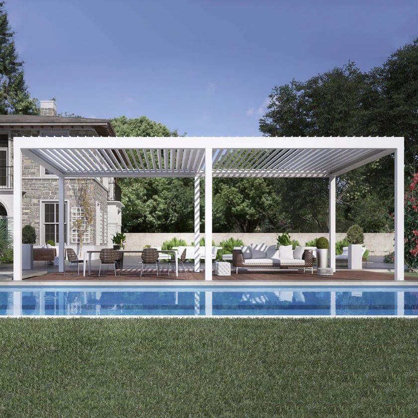 Outdoor Lighting Led - Anodowany aluminiowy pawilon basenowy, pergola zewnętrzna