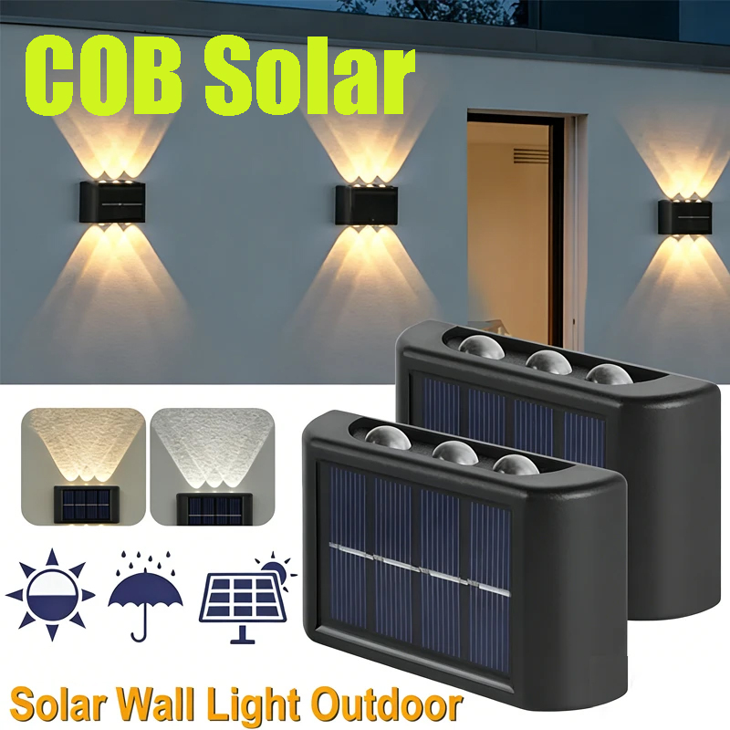 Outdoor Lighting Landscape - Zewnętrzna lampa solarna COB, wodoodporna, oświetlenie