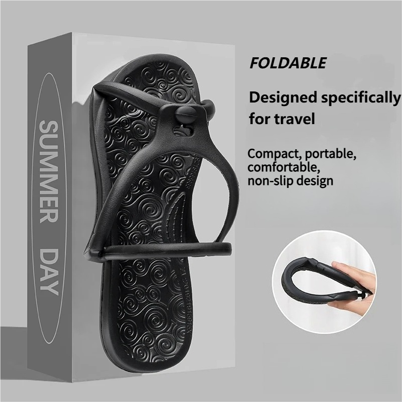 Outdoor Lighting For Home - Ulepszone Składane Kapcie Podróżne Unisex EVA