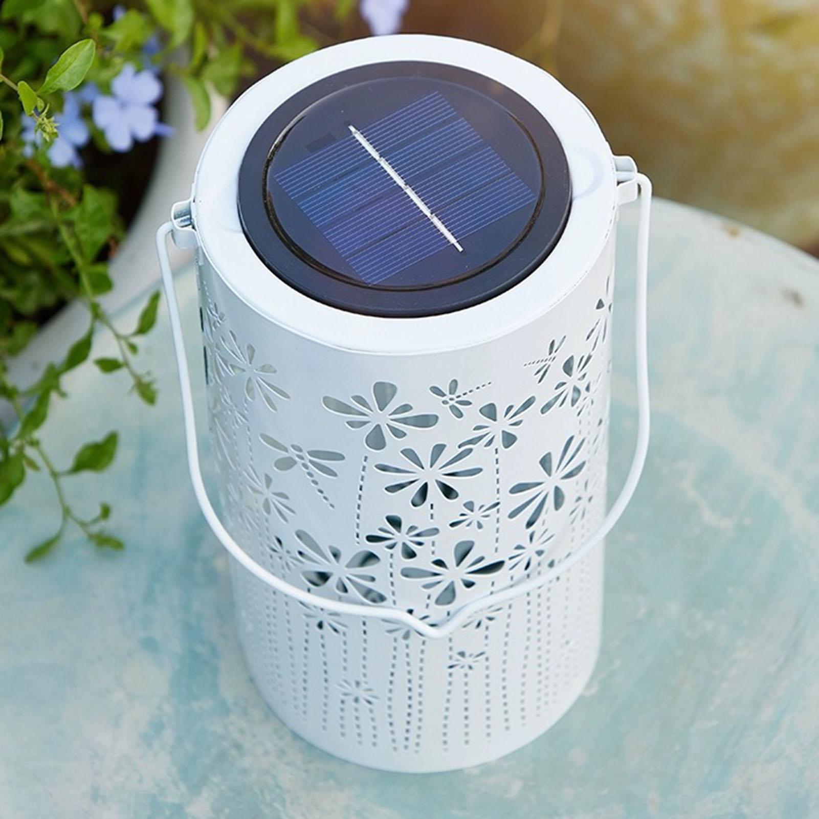 Outdoor Lighting Pathway - Solarna latarenka wisząca, wodoodporne lampy kwiatowe,