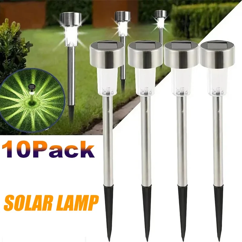 Outdoor Lighting Pathway - Solarne światła zewnętrzne Lampa ogrodowa Zasilana