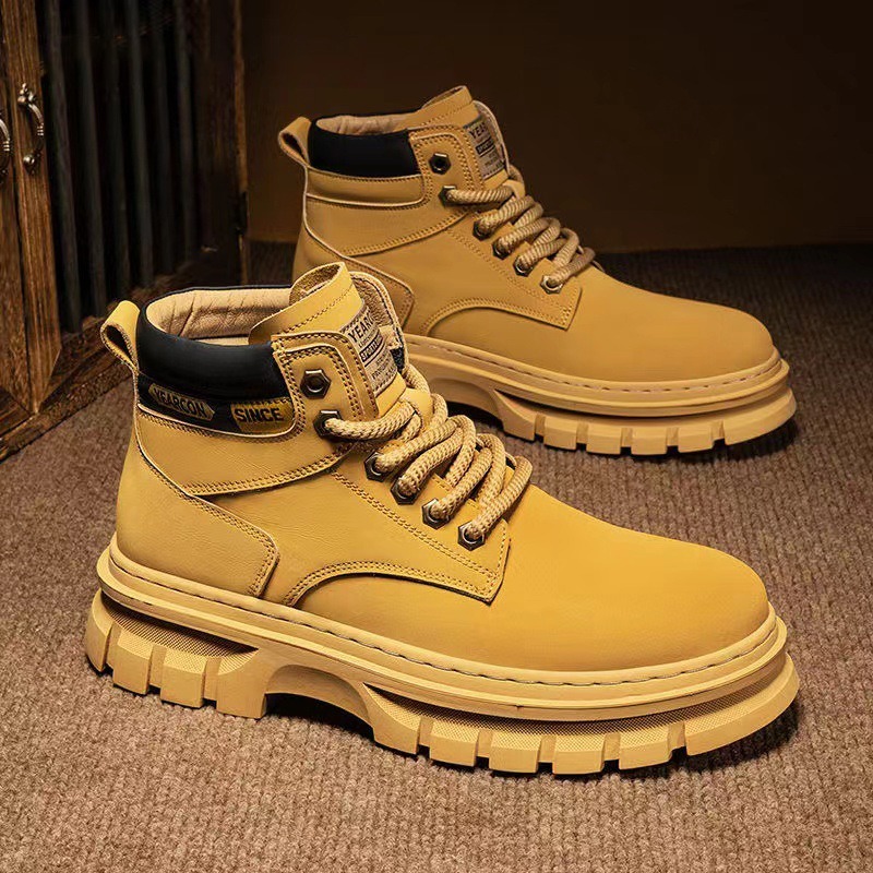 Outdoor Lighting Round - Męskie buty za kostkę, wysokie buty