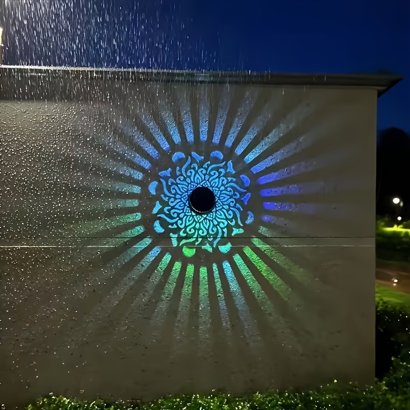 Outdoor Lighting Replacement Bulbs - Solarna lampa ścienna LED z projekcją