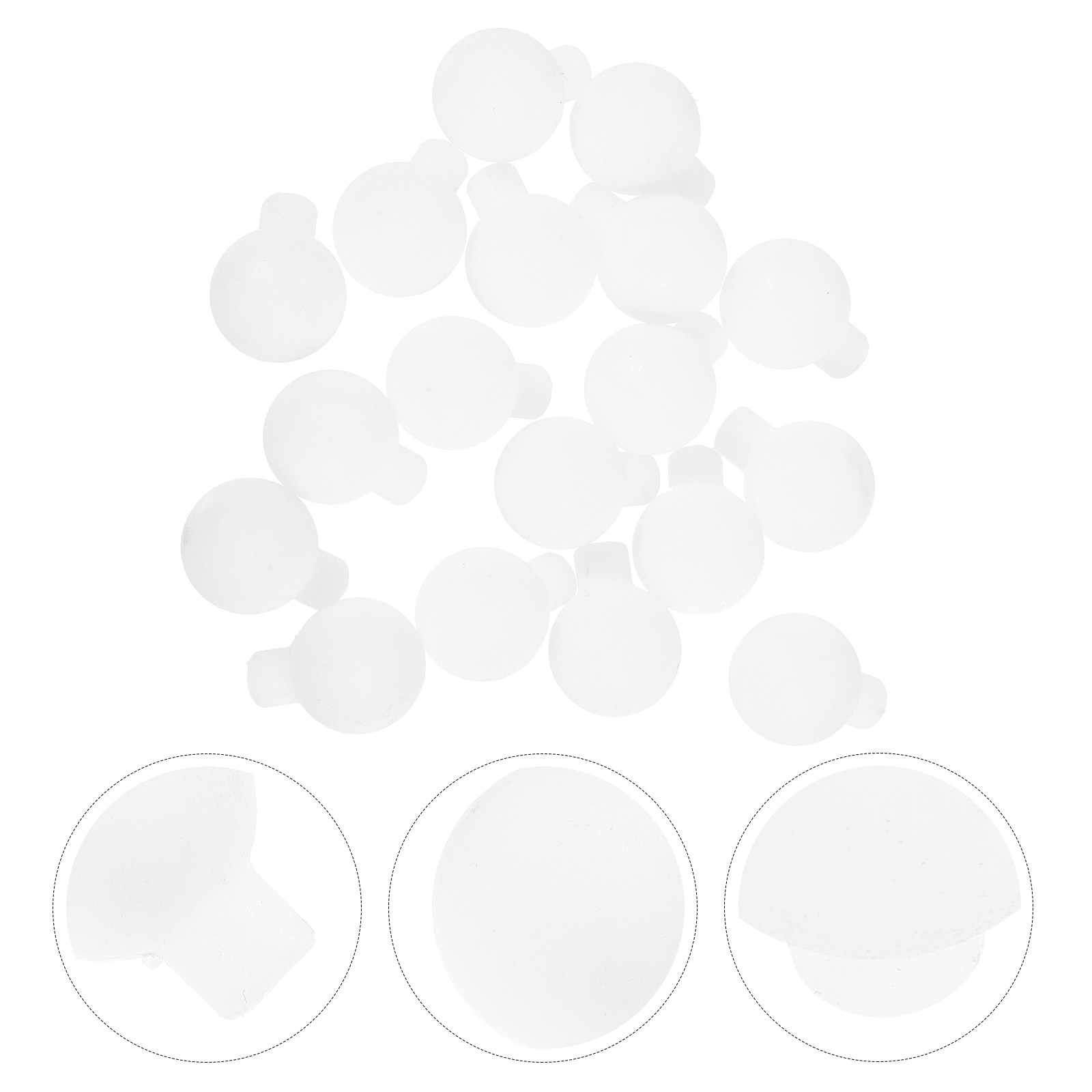 Outdoor Lighting Glass Replacement - 100 szt. Matowe szklane żarówki w
