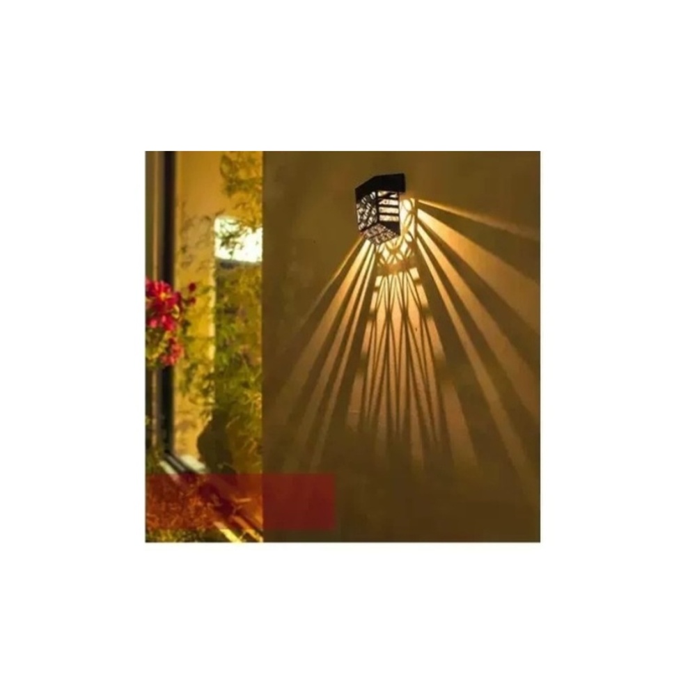 Outdoor Lighting Pathway - Solarna lampa ogrodowa LED na ogrodzenie,