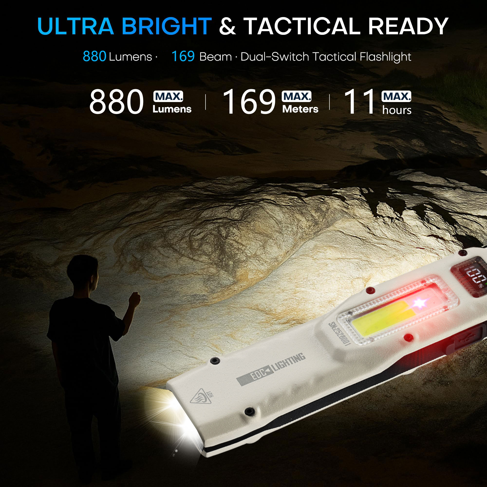Przenośna latarka taktyczna YE – Outdoor Lighting Replacement Bulbs recenzja i cena