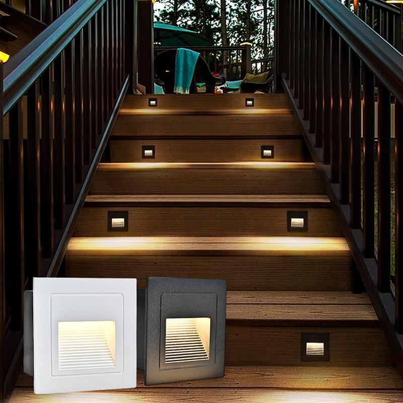 【CCA】3W LED Wodoodporna Lampa  – Outdoor Lighting For Steps recenzja i cena