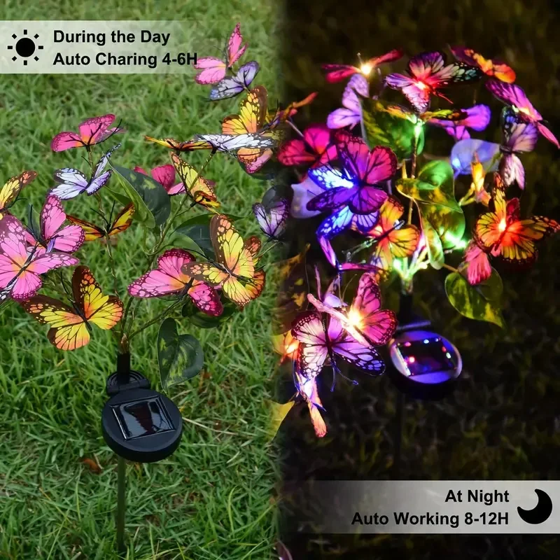 Solarny LED Motyl Lampki Ogrod – Outdoor Lighting Pathway recenzja i cena