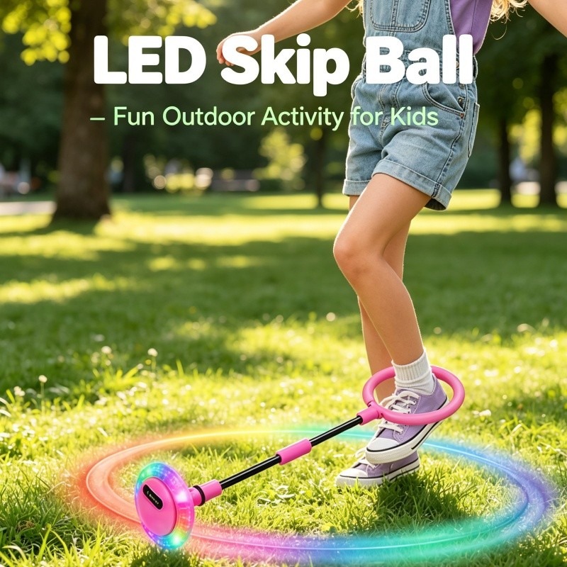 Świecąca piłka do skakania na  – Outdoor Lighting Options recenzja i cena