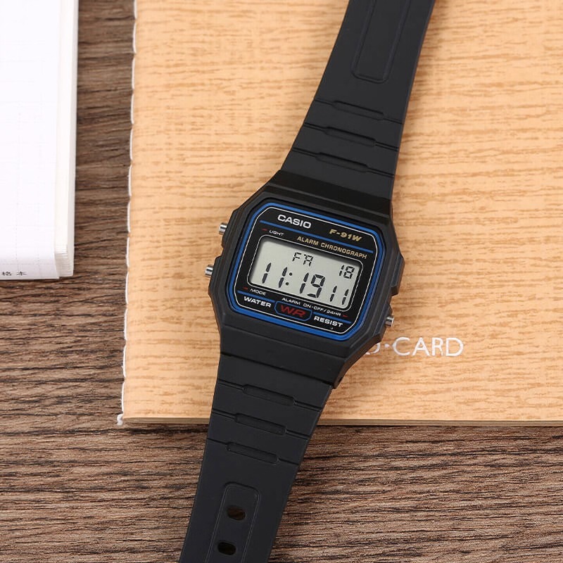 Casio F-91W-1 Modny Retro Mały – Outdoor Lighting For Steps recenzja i cena