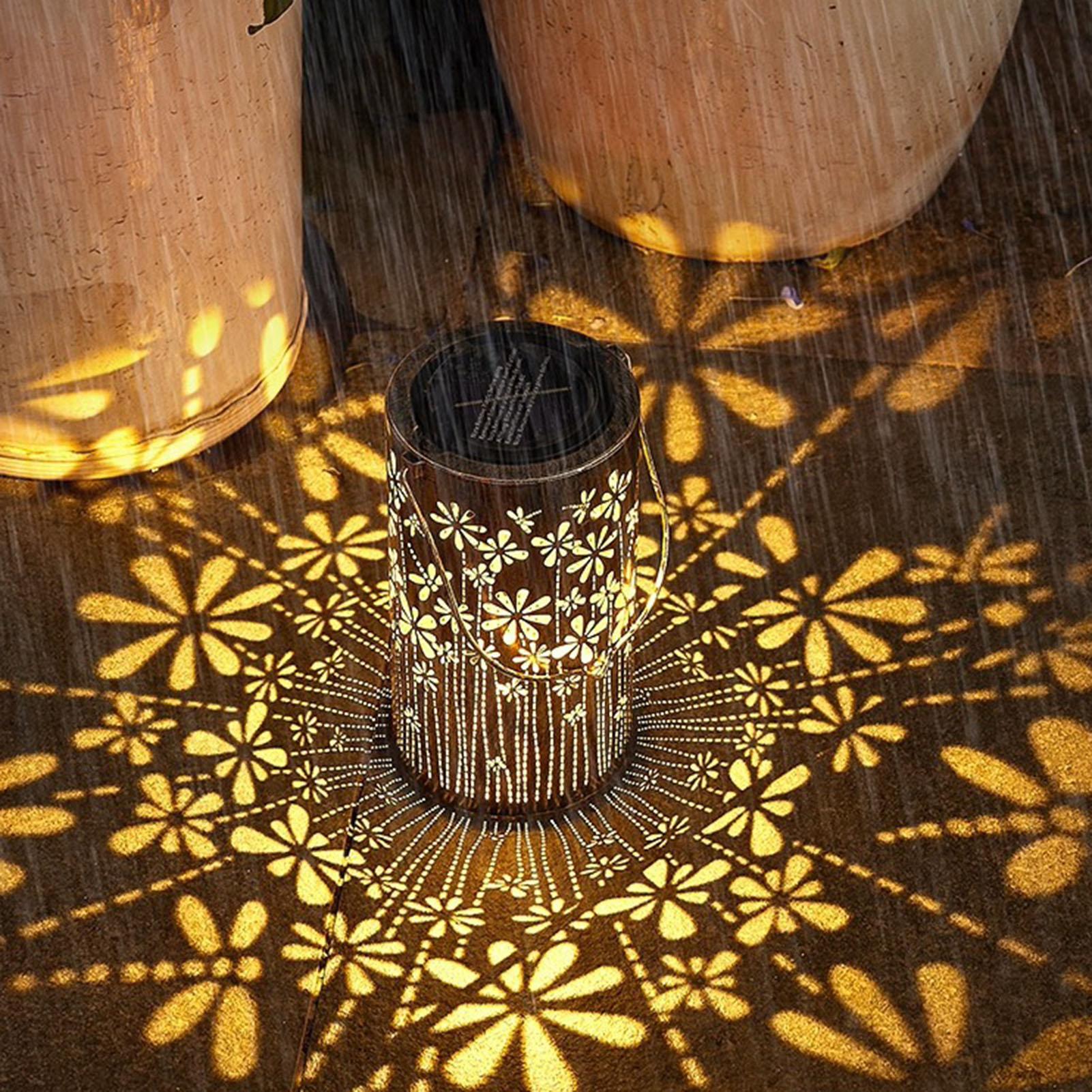 Kolorowe metalowe lampy solarn – Outdoor Lighting Pathway recenzja i cena
