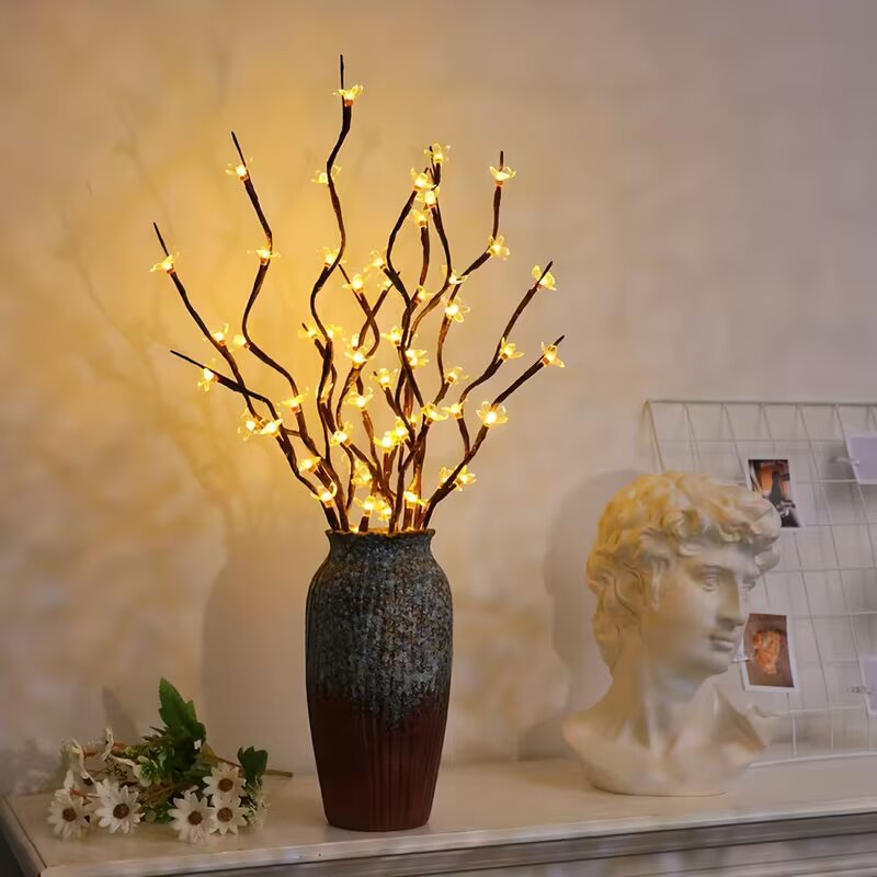 1/2 szt. 20 LED Lampki Gałązki – Outdoor Lighting For Home recenzja i cena