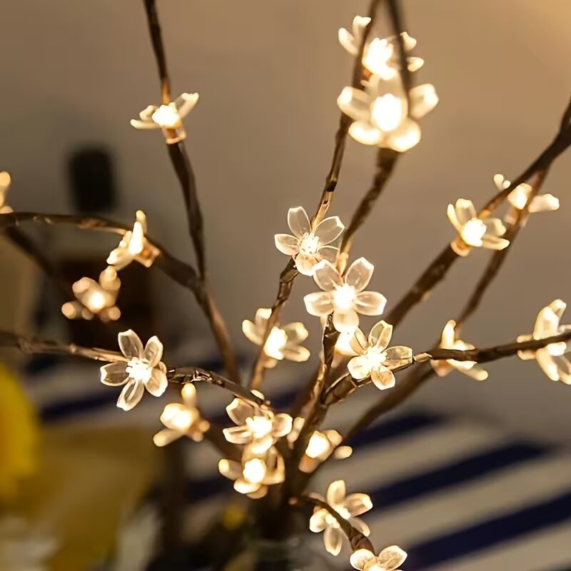1/2 szt. 20 LED Lampki Gałązki – Outdoor Lighting For Home recenzja i cena