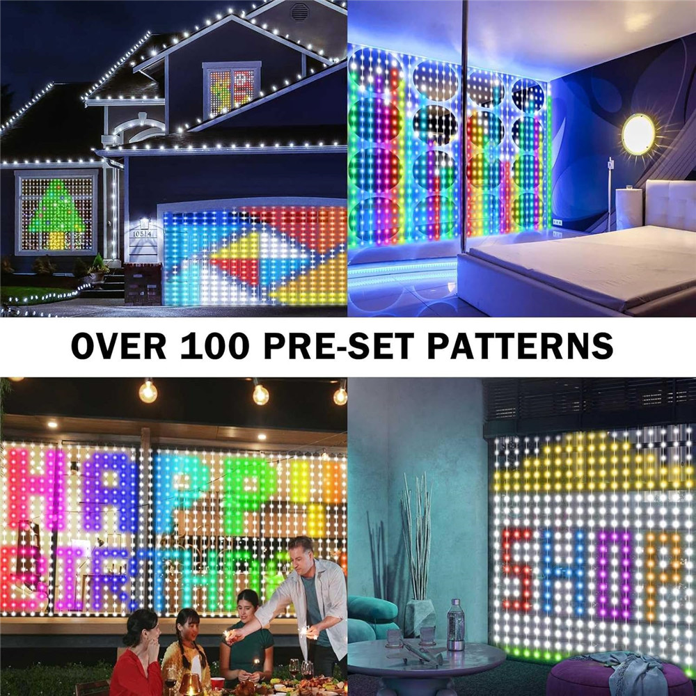 1/2 SZT. 400 LED Kurtyna Świet – Outdoor Lighting Diy recenzja i cena