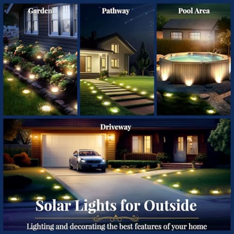 Solarne lampy gruntowe, solarn – Outdoor Lighting Landscape recenzja i cena