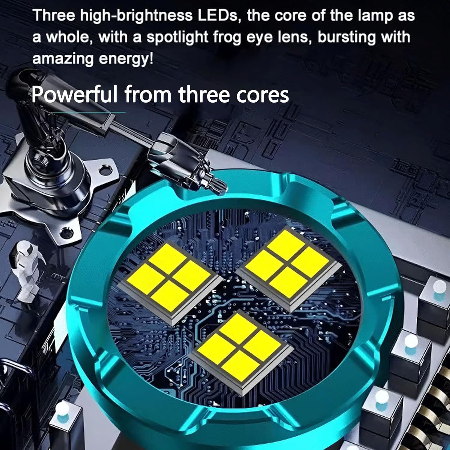 Mocna taktyczna latarka 3LED,  – Outdoor Lighting Replacement Bulbs recenzja i cena