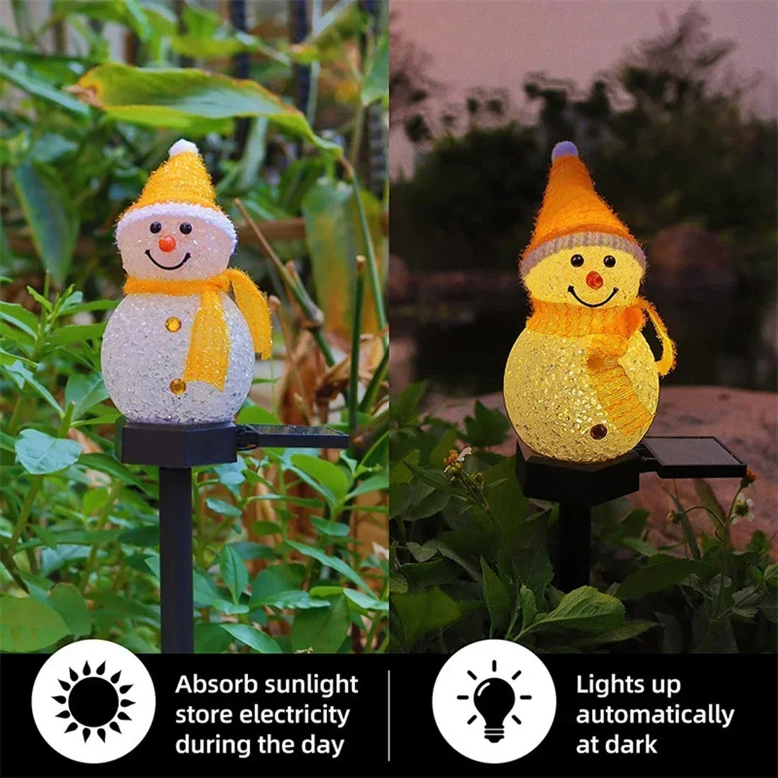 Świąteczna lampa solarna LED w – Outdoor Lighting Pathway recenzja i cena